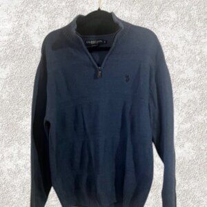 A U.S. Polo Assn. men's quarter-zip sweater